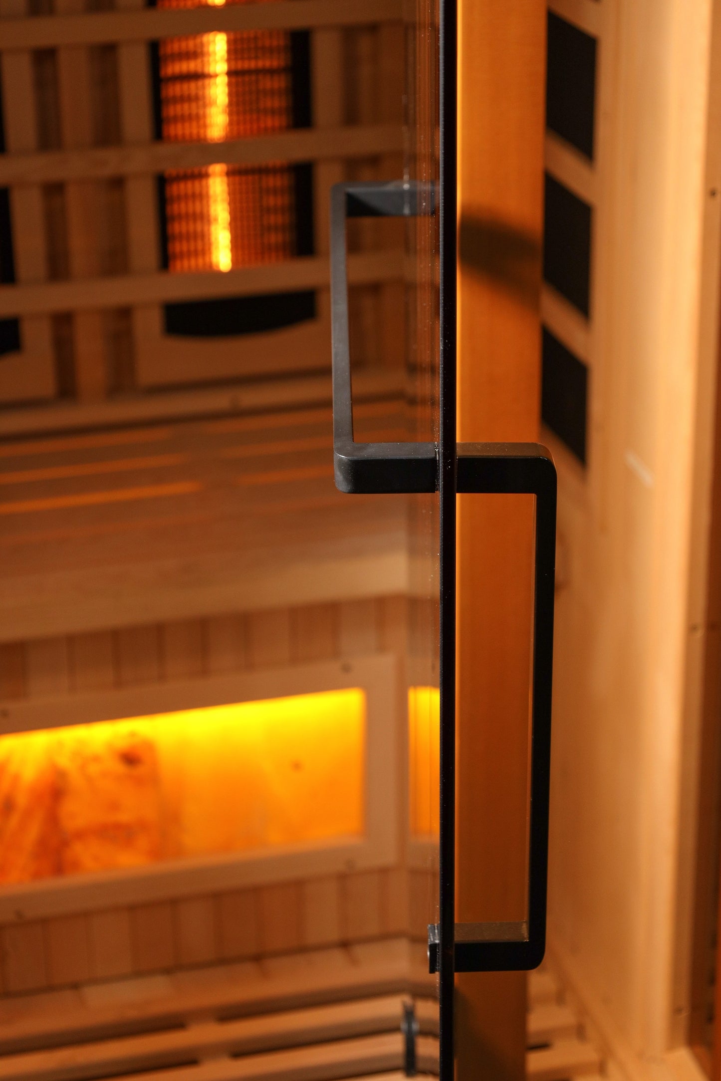 Golden Designs 2025 Full Spectrum 8000 Reserve Series 1 - 2 Person Infrared Sauna with Himalayan Salt