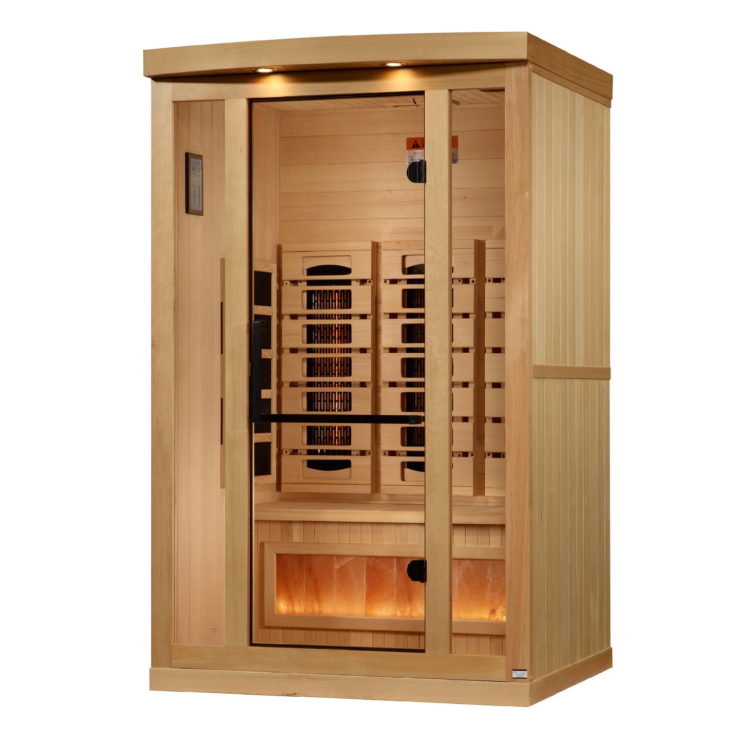 Golden Designs 2025 Full Spectrum 8000 Reserve Series 2 - Person Infrared Sauna with Himalayan Salt