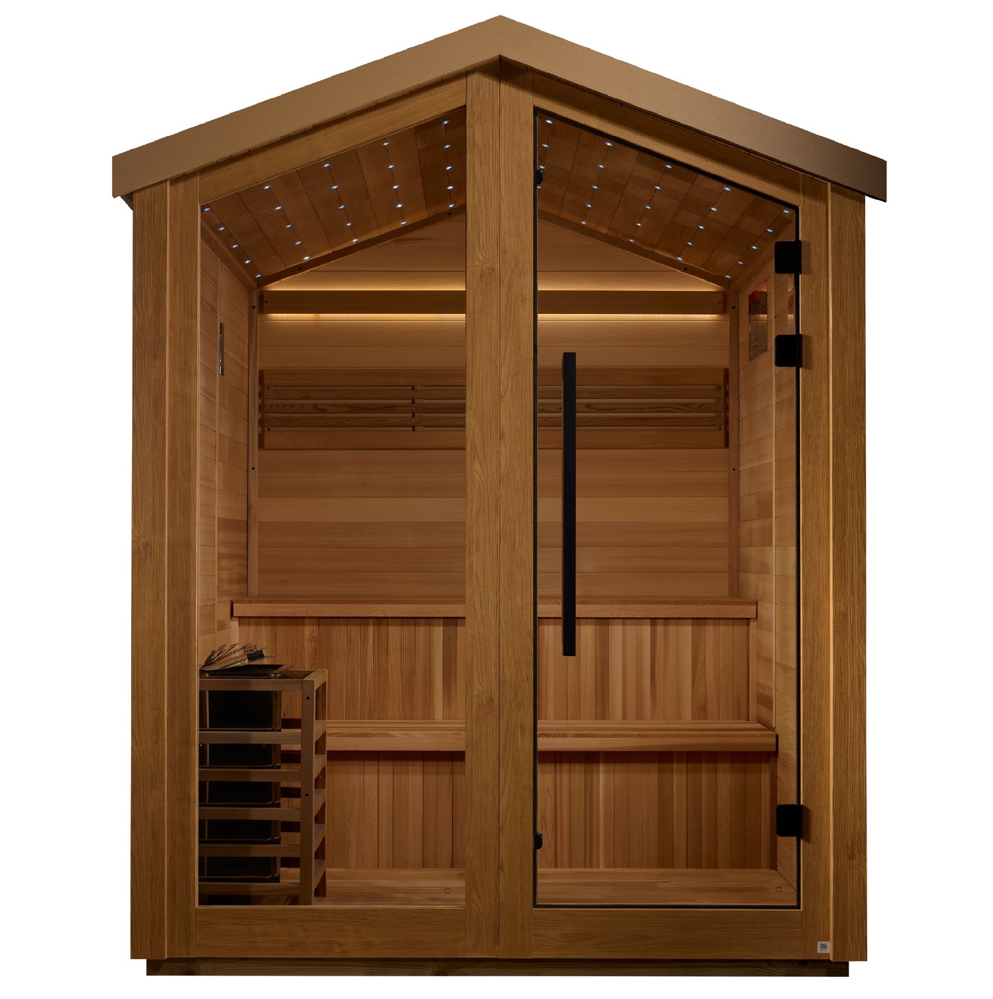 Golden Designs "Kaarina" 6-Person Traditional Outdoor Sauna — Barn Series