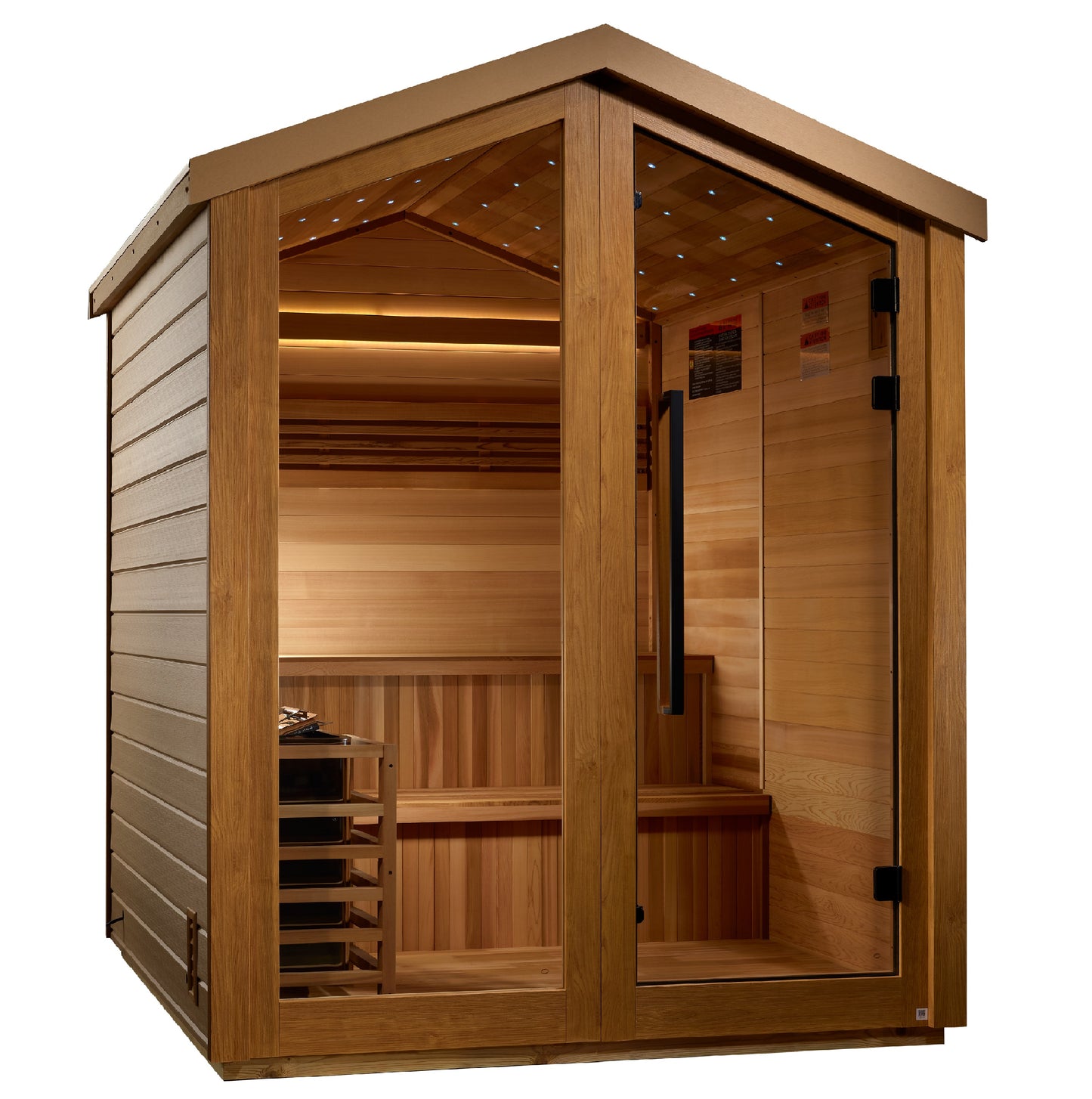 Golden Designs "Kaarina" 6-Person Traditional Outdoor Sauna — Barn Series