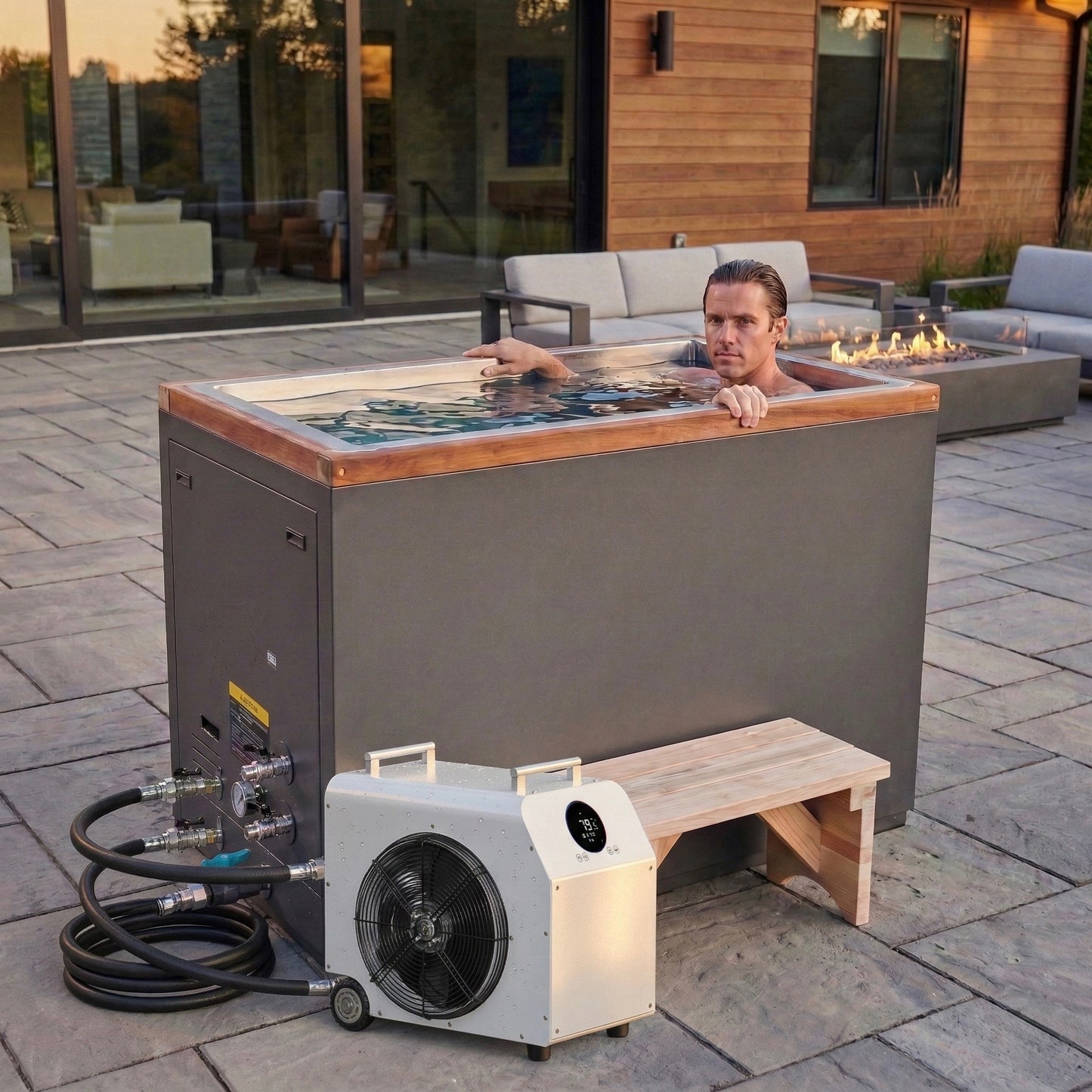 Dynamic Cold Therapy Standard 304 Stainless Steel Cold Plunge Tub